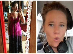 U LEPRŠAVOJ HALJINI JE DOŠLA NA BENZINSKU PUMPU: Dok je točila gorivo slučajno je priredila golišavi šou koji se i danas prepričava na mrežama!(FOTO+VIDEO)