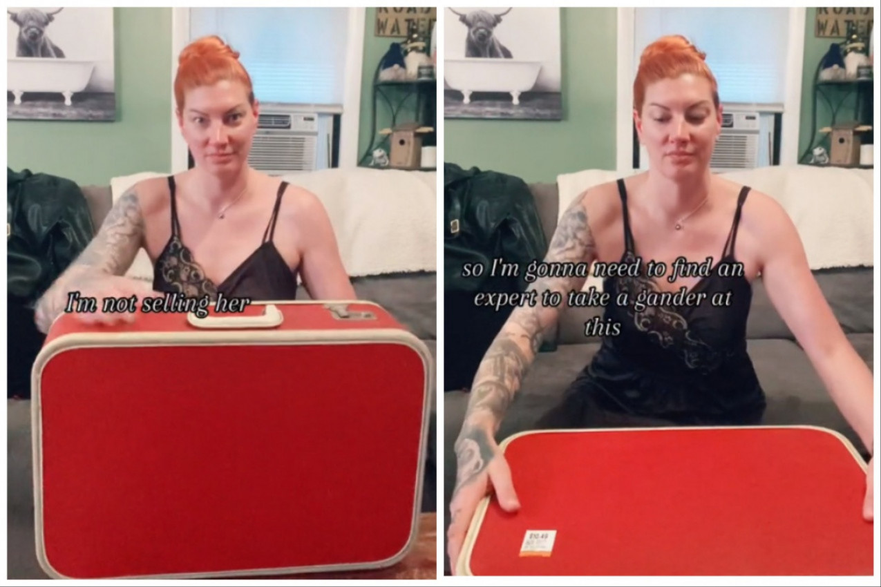 KUPILA JE STARINSKI KOFER ZA SAMO 12 EVRA: Smrdeo je na trulež, otvorila ga je i zanemela je od šoka kad je ugledala blago! (VIDEO)