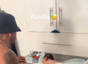 TATA JE ŽELEO DA USPAVA BEBU: Njegov potez šokirao je ljude na mrežama, a poručili su mu samo jedno! (VIDEO)