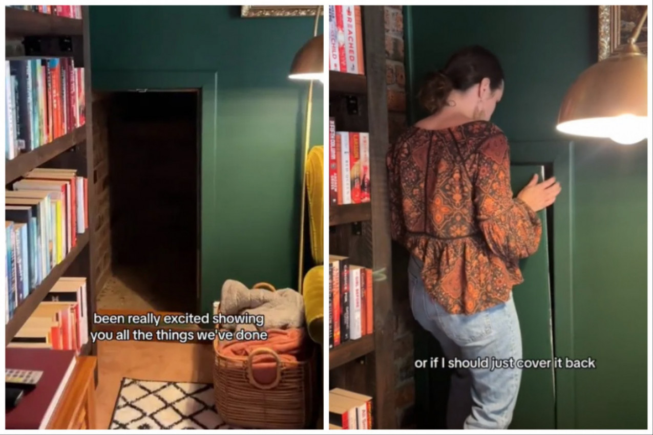 RENOVIRALA JE STARU VIKENDICU I OTKRILA SKRIVENA JEZIVA VRATA: Bojažljivo ih je otvorila i pokazala šta se krije iza njih, sad razmišlja da ih zazida! (FOTO+VIDEO)