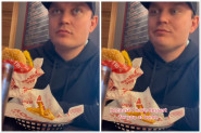 UŽIVAO JE U SVAKOM ZALOGAJU HAMBURGERA U RESTORANU: Bila je dovoljna jedna reč njegove žene da sve baci i krene ka izlazu! (FOTO+VIDEO)