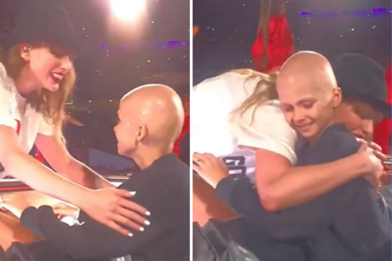 TEJLOR SVIFT ISPUNILA ŽELJU DEVOJČICI OBOLELOJ OD RAKA: Zbog njenog gesta ljudi ne prestaju da plaču (VIDEO)