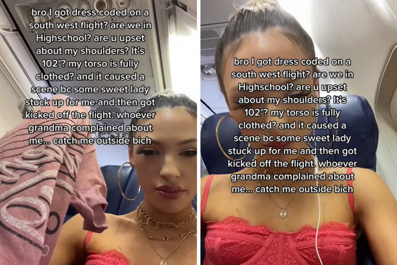 "STJUARDESA ME JE OSRAMOTILA PRED SVIM PUTNICIMA": Devojci uskraćeno putovanje zbog stajlinga, da li je ovo primereno? (VIDEO)