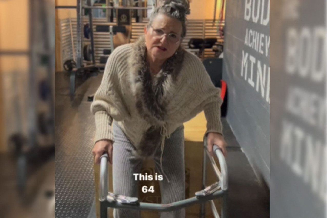 TEREZA JE ODBACILA HODALICU I USTALA: Ljudi na mrežama u neverici su gledali šta radi ova baka! (FOTO)