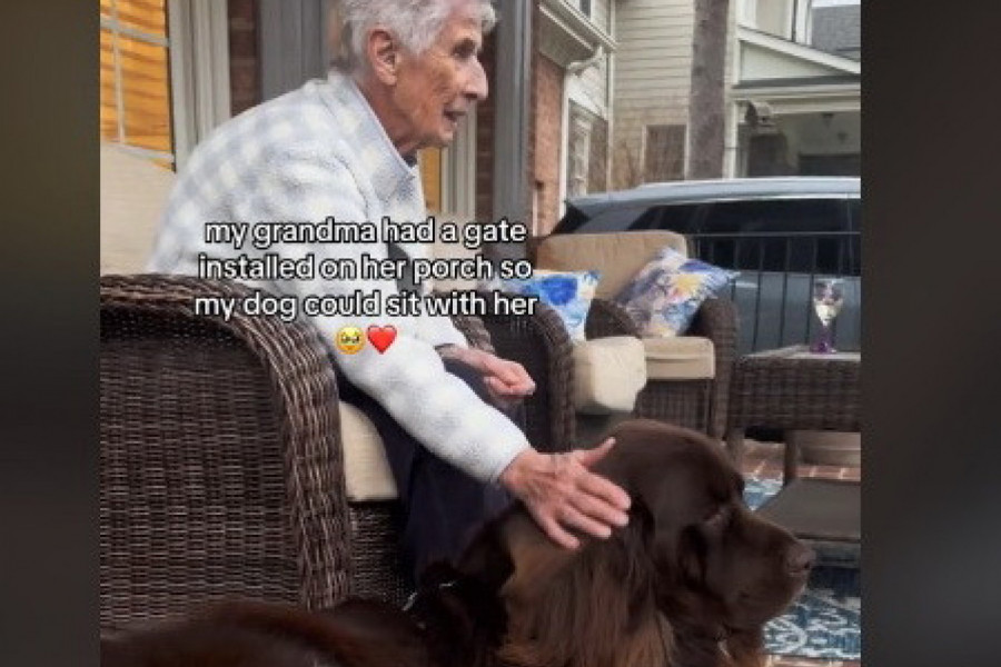 KAKVA POSVEĆENA BAKA: Ono što je uradila za svog ljubimca rastopilo je srca! (VIDEO)