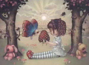 DA LI STE HRABRI ILI OPREZNI:  Šta prvo vidite na slici - lobanju ili devojčicu ispod drveća?