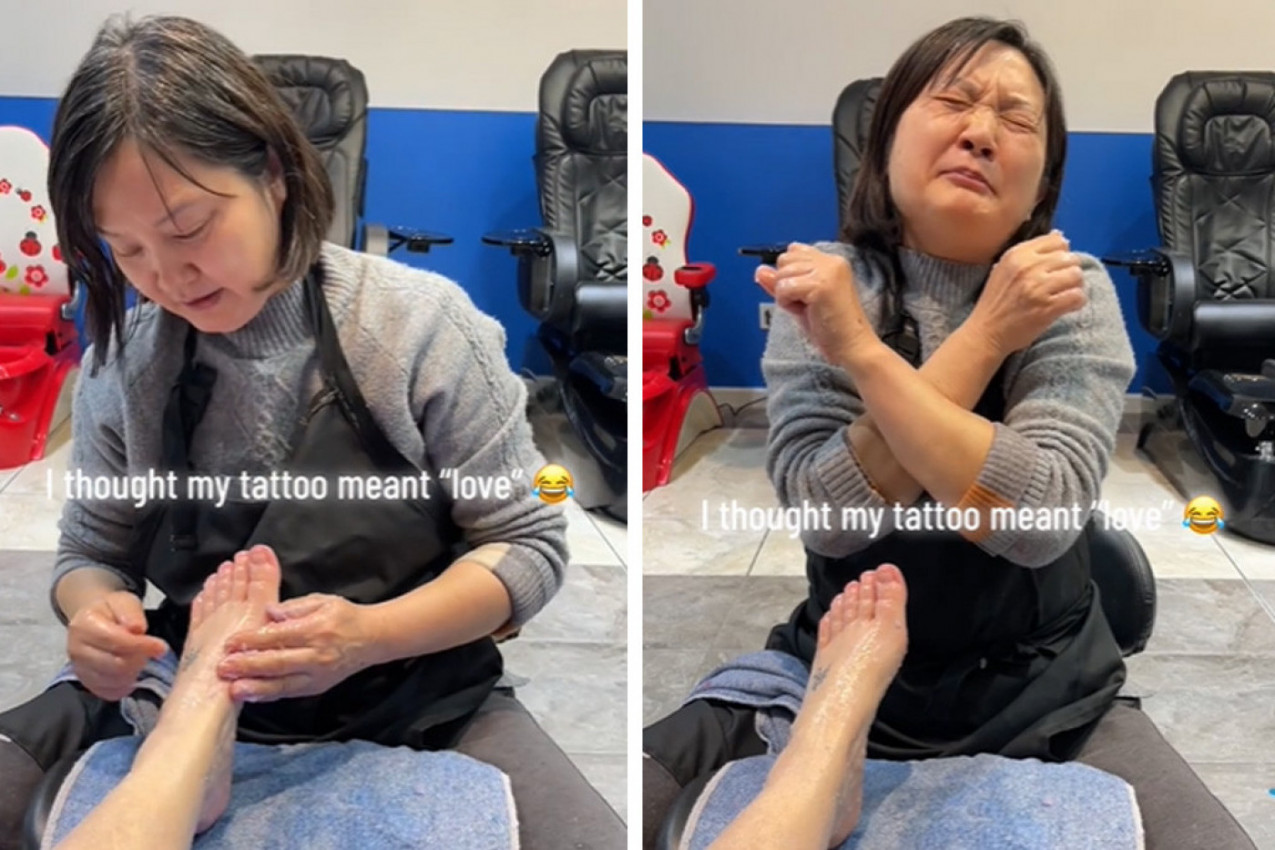 TETOVIRALA JE KINESKE SIMBOLE NA STOPALU: Kad je saznala njihovo pravo značenje, htela je da propadne u zemlju! (VIDEO)