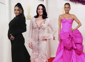 CRVENI TEPIH PRED DODELU 96. OSKARA SE USIJAO: Zvezde stigle u velikom stilu, Vanesa Hadžins trudna! (FOTO)