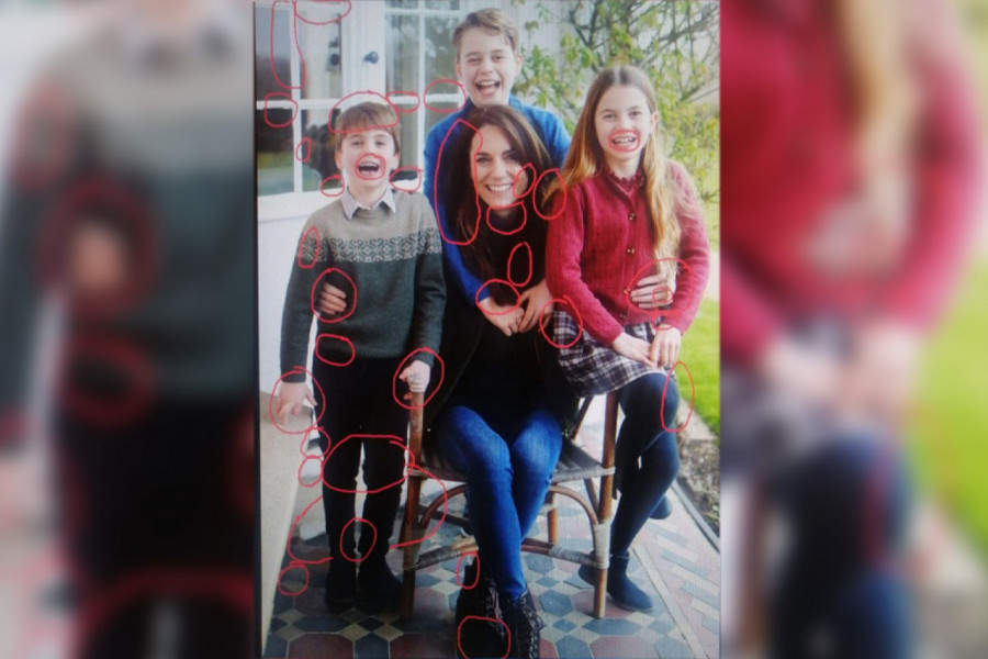 NEOPROSTIVE GREŠKE NA FOTOŠOPIRANOJ SLICI PRINCEZE KEJT SA DECOM: Jednom odlukom dvor podgrejao nove sumnje (FOTO)