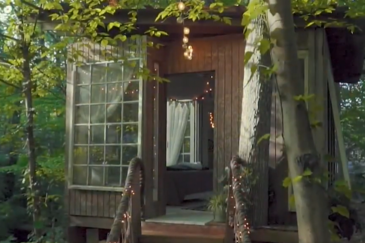 NAPRAVIO JE KUĆICU NA DRVETU, DANAS OD NJE ZARAĐUJE HILJADE EVRA: Sada je napustio posao i broji novac koji mu samo pristiže (FOTO+VIDEO)