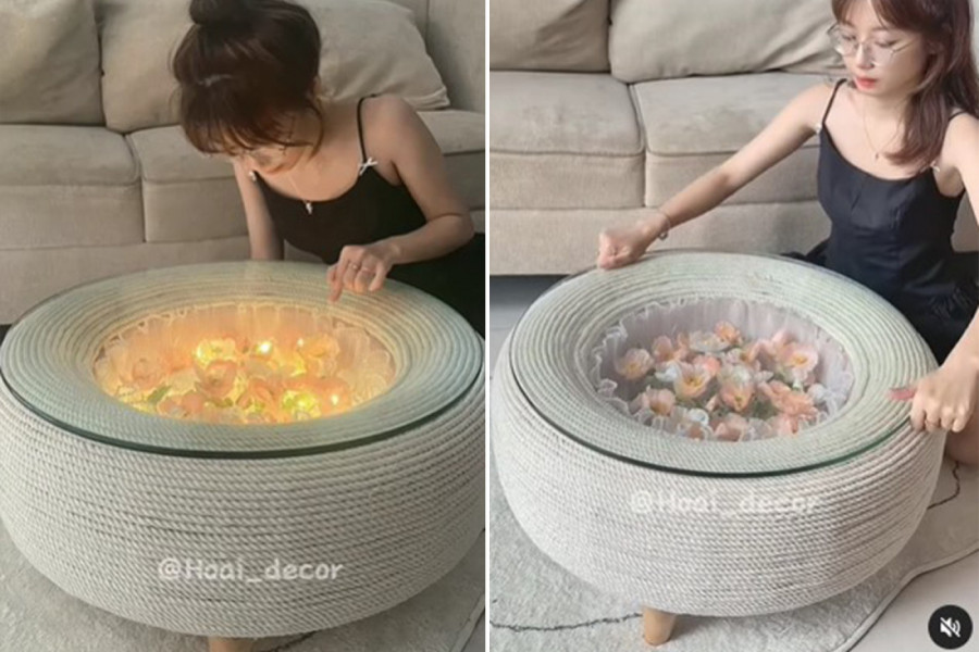 UZELA JE STARU AUTOMOBILSKU GUMU I OD NJE NAPRAVILA SAVRŠEN STOČIĆ: Otkrila je korak po korak kako da to uradite i vi (VIDEO)