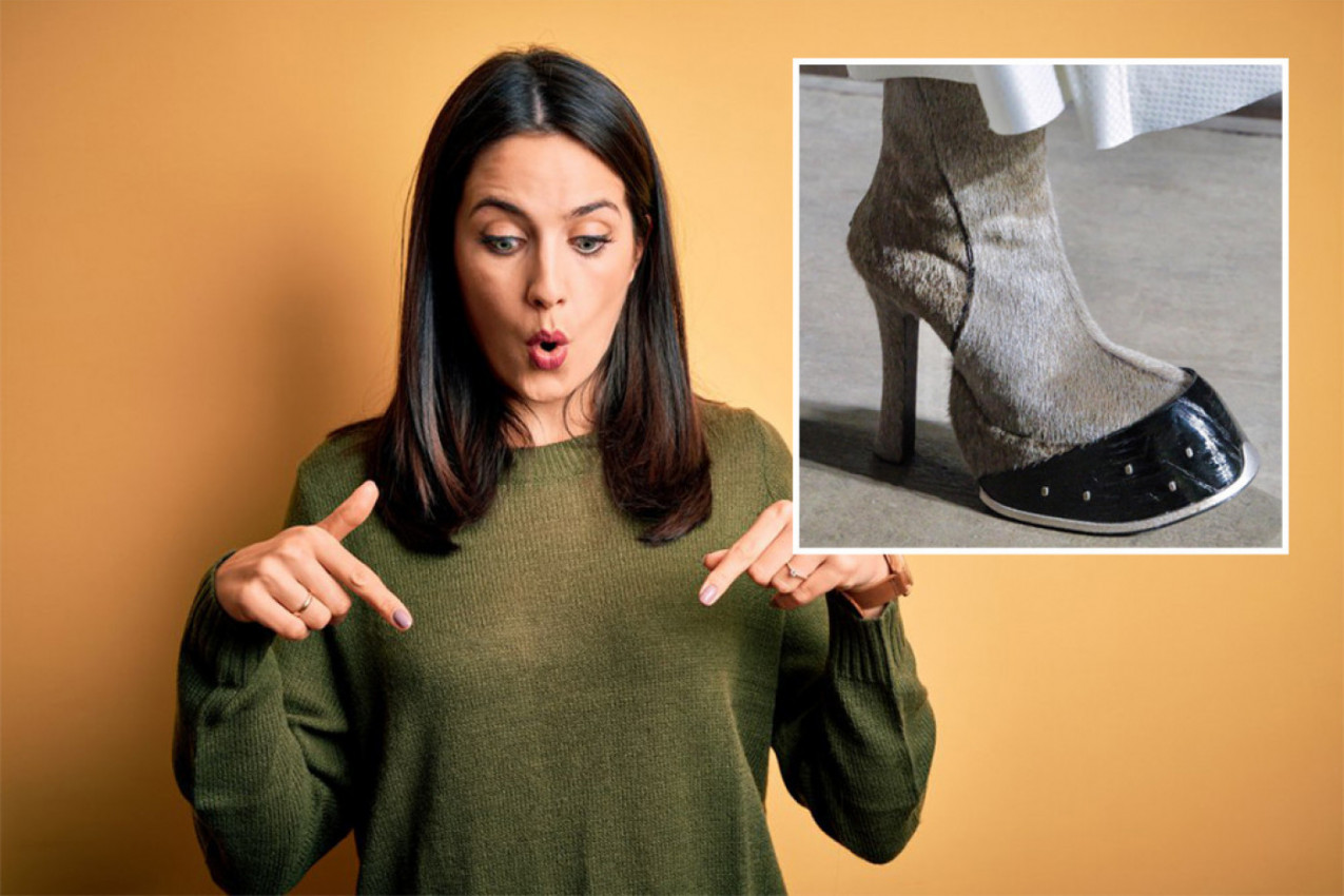 DA LI BISTE NOSILI KOPITA NA NOGAMA? Ove čizme su novi modni trend, a izgledaju potpuno bizarno! (FOTO)