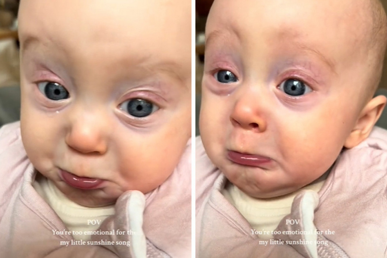 SVAKI PUT KAD TATA ZAPEVA JEDNU PESMU, BEBA POČNE DA PLAČE: Snimak koji je osvojio srca ljudi na mrežama (VIDEO)