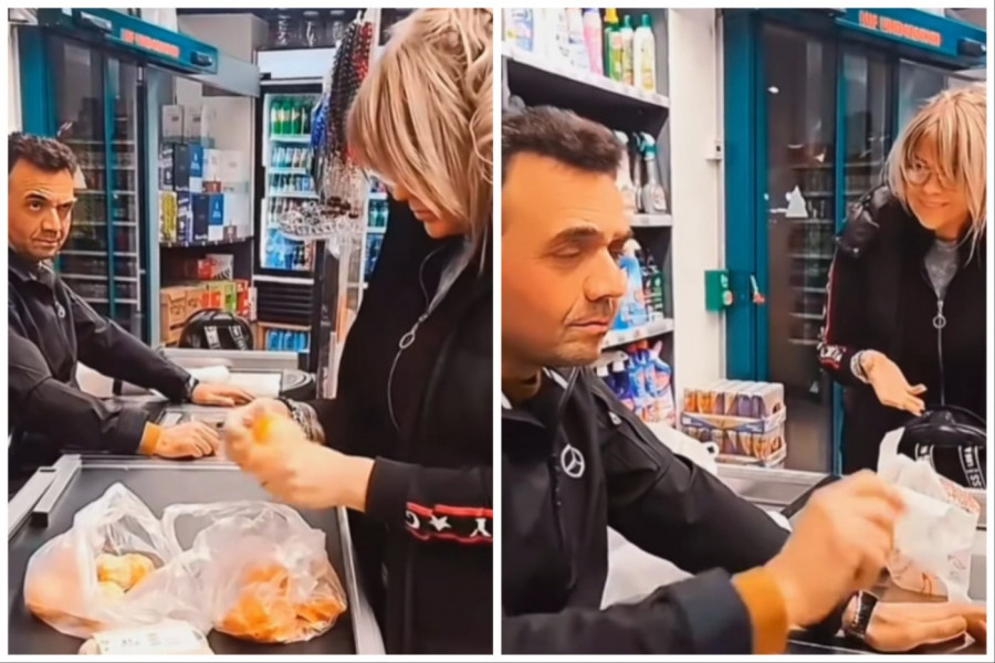 ŽENA JE NA KASI OLJUŠTILA MANDARINE, KAKO BI JOJ IZMERILI BEZ KORE: Evo šta je prodavac uradio kad je trebalo da naplati jaja! (VIDEO)