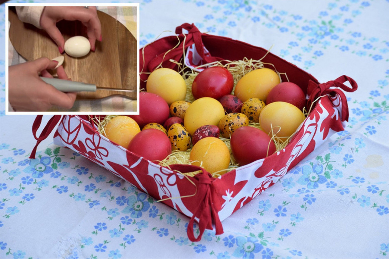 USKRŠNJA DEKORACIJA JELA: Napravite čas posla  zeku od jajeta, najmlađi će biti oduševljeni! (VIDEO)