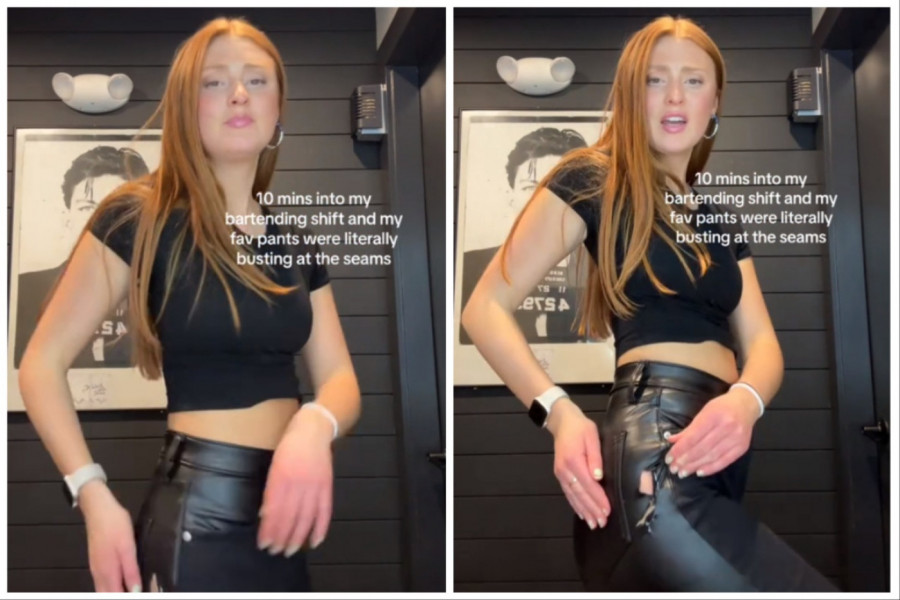 TEK ŠTO JE STIGLA NA POSAO PRIMETILA JE DA SU JOJ PANTALONE PUKLE, A RUPA SE ŠIRI: Evo kako je rešila problem i "pregurala" smenu! (VIDEO)