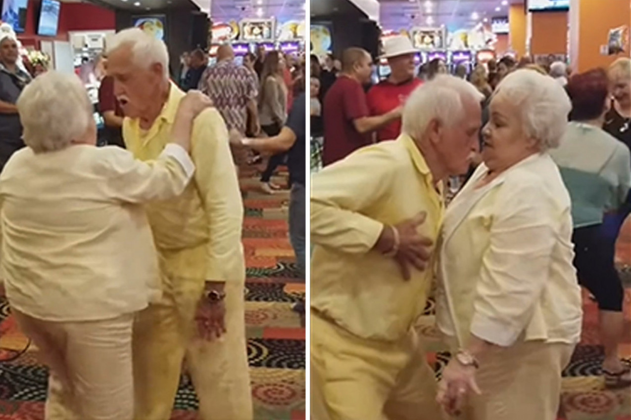 DEKA JE IZVEO BAKU NA PODIJUM: Usledio je ples kakvom se niko nije nadao, svi su ih zapanjeno gledali! (VIDEO)