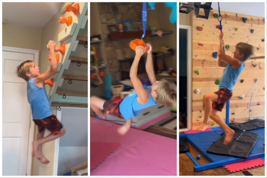 RODITELJI NAPRAVILI SINU VOJNI POLIGON U KUĆI: Ljudi su zapanjeno gledali šta radi ovaj mališan! (VIDEO)