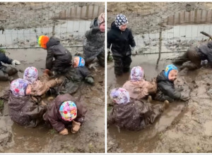 DECA SE IGRAJU U BLATU KAO PRASIĆI: Osvanuo šokantan snimak iz vrtića - a evo šta se krije iza svega! (VIDEO)