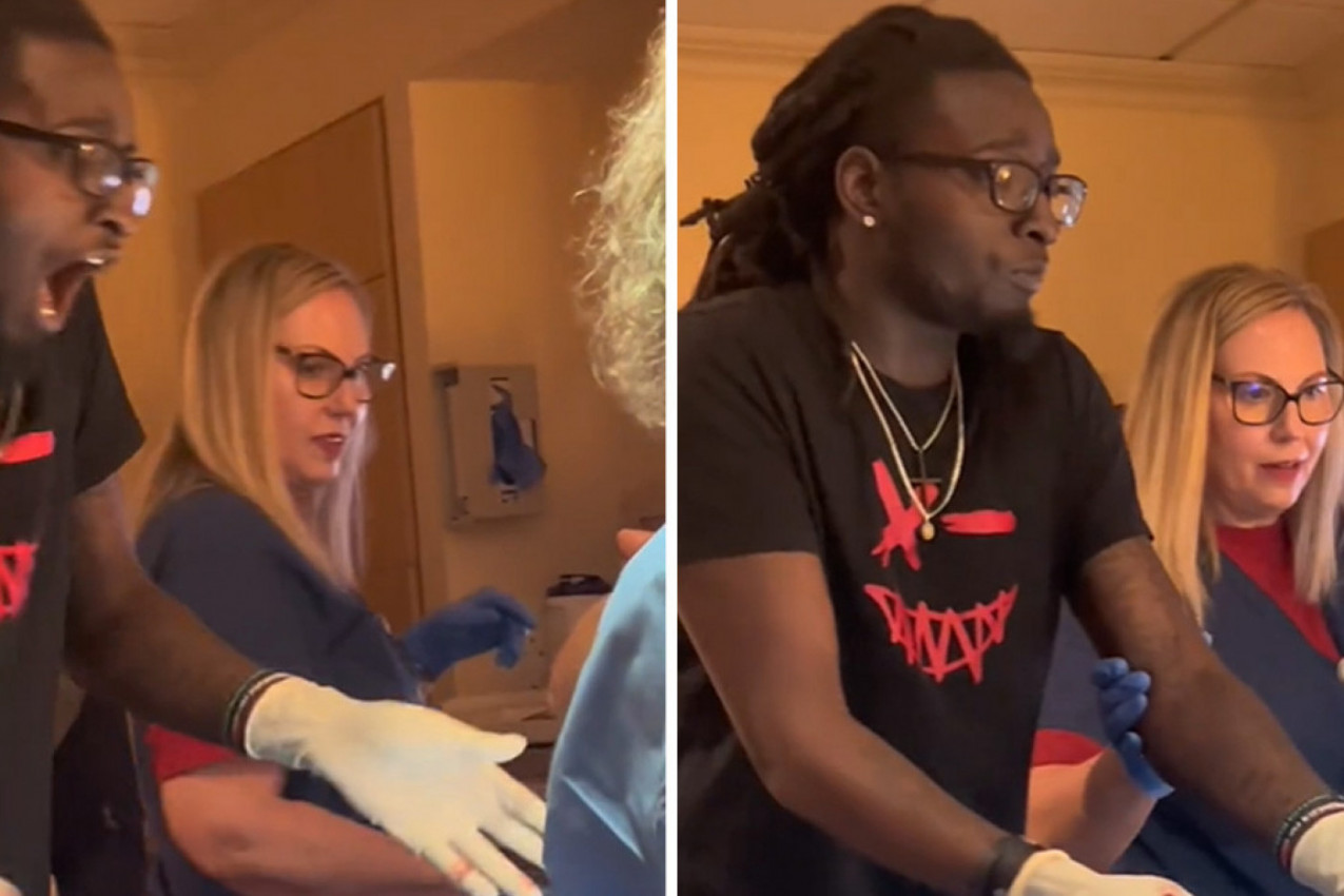 REAKCIJA OVOG OCA NA POROĐAJU JE H-A-O-S! Pokušao da pobegne, a evo kako su ga zaustavili