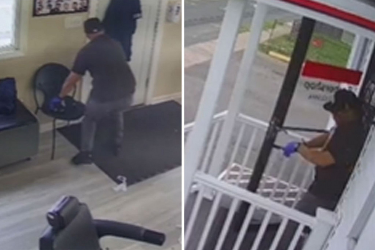 FRIZER JE SEDEO U SALONU DOK SE ISPRED NJEGA ODVIJALA DRAMA: Kao oparen je istrčao niz ulicu i usledila je scena od koje su svi zanemeli (VIDEO)