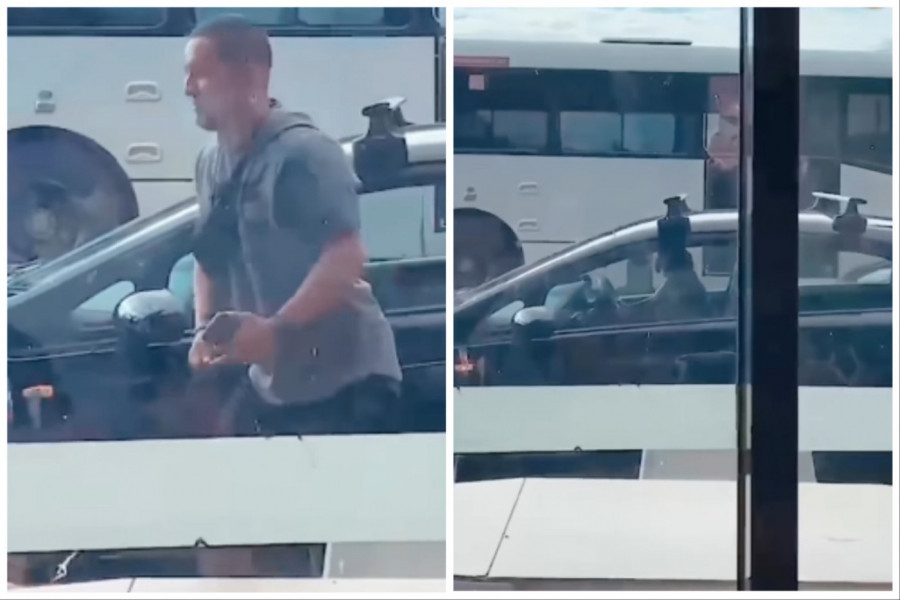 ČOVEK JE IZAŠAO IZ AUTOMOBILA I TOTALNO ZABORAVIO NA SVOG LJUBIMCA: Pas je seo za volan i evo šta se desilo! (VIDEO)