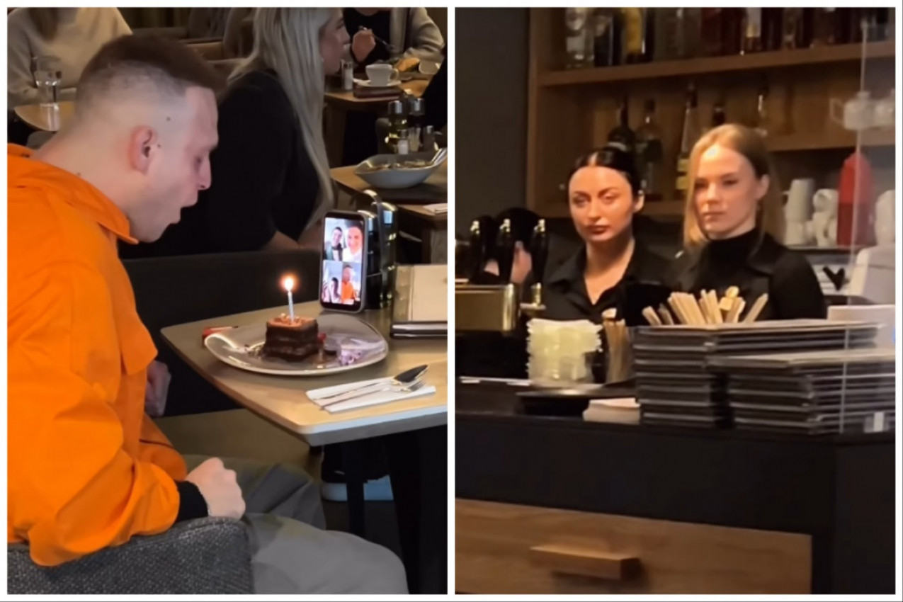 MOMAK JE SAM SLAVIO SVOJ ROĐENDAN U KAFIĆU: Ono što su konobarice uradile, rasplakalo je sve prisutne! (VIDEO)