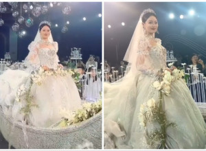 SVADBA O KOJOJ BRUJI CEO SVET: Kič epskih razmera, a tek da vidite ulazak mlade u salu! (VIDEO)