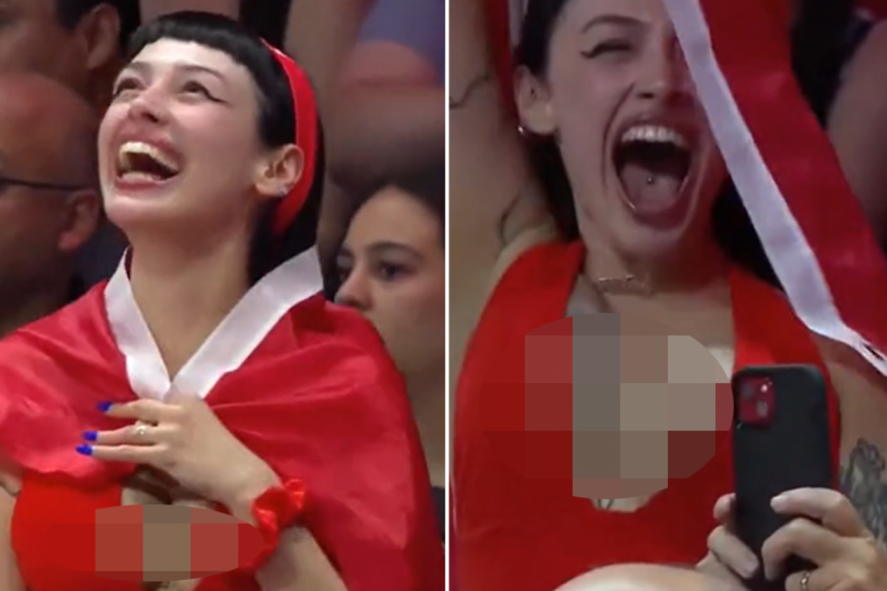 NAJLEPŠU NAVIJAČICU NA TRIBINAMA DEKOLTE NIJE SLUŠAO: Sevnula je i bradavica dok je skakala od sreće - sve išlo uživo!