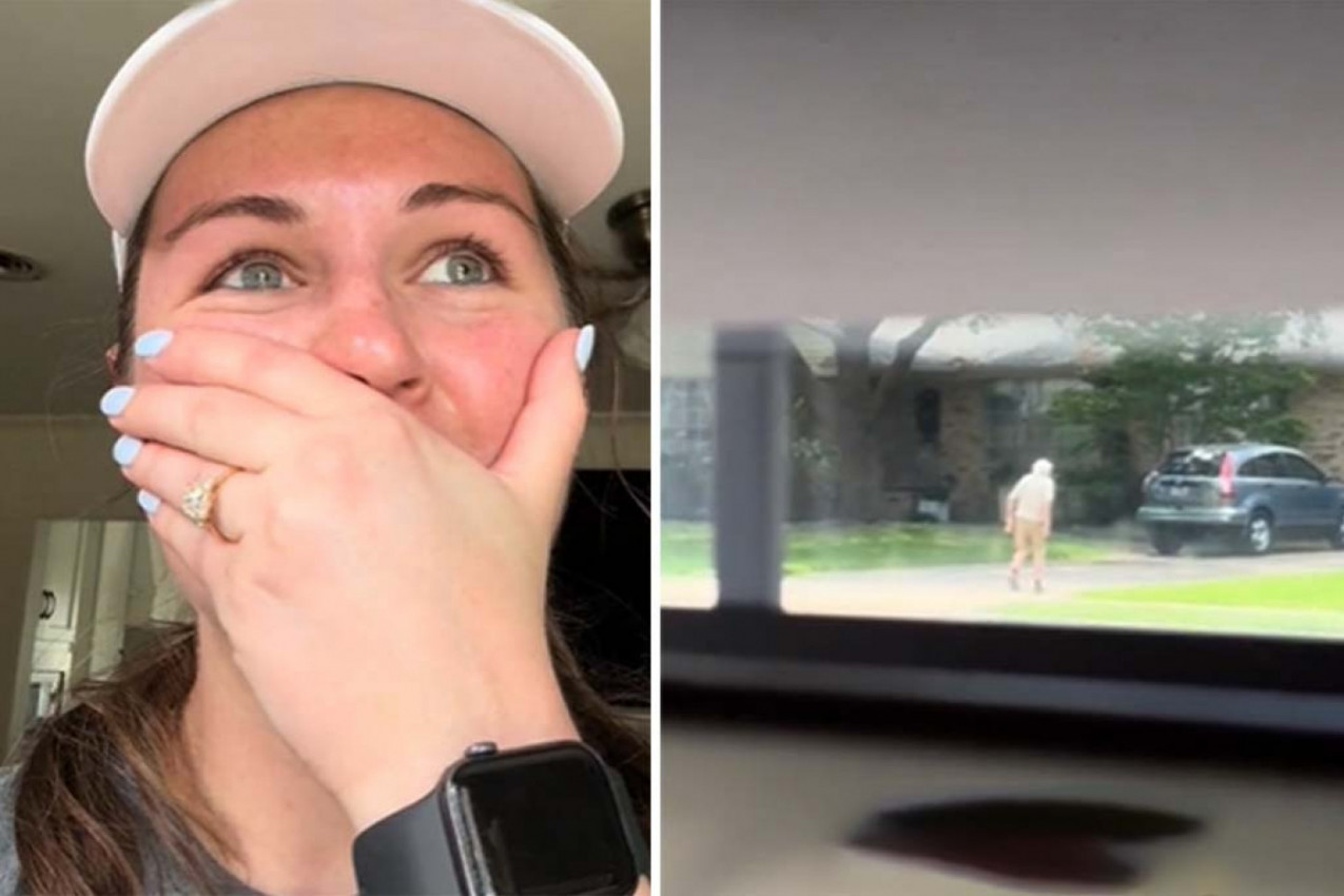 SCENA KOJA ĆE VAS RASPLAKATI: Ovaj 98-godišnji deda je porodici koja se doselila poželeo dobrodošlicu - a evo kako