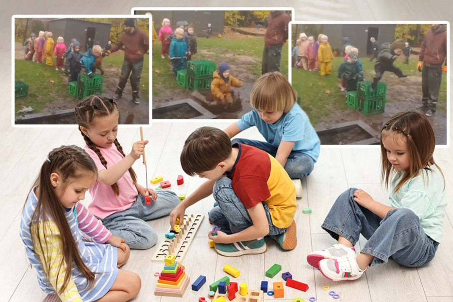 KOD NAS DECU SKLANJAJU SA KIŠE I BLATA, DOK U DANSKOJ RADE OVO: Snimak iz vrtića šokira Srbe, a evo šta je poenta