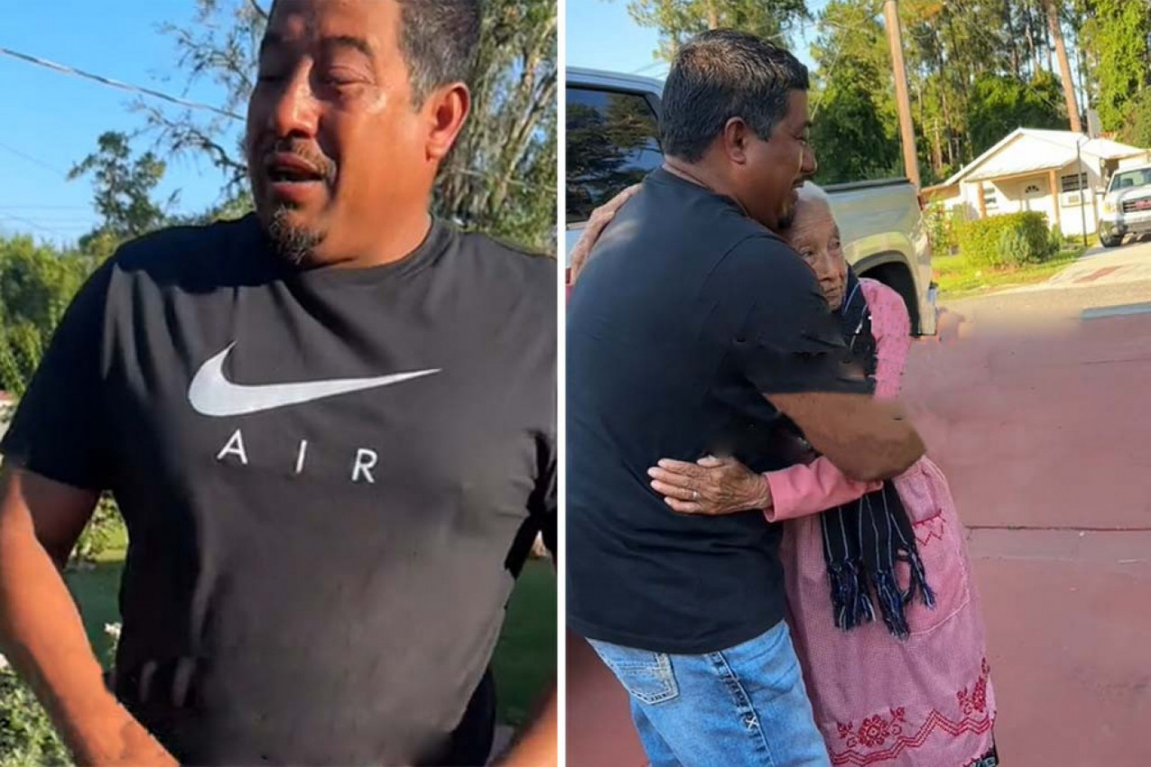 ČEKALA GA JE UPLAKANA NA KUĆNOM PRAGU: Emotivna scena susreta sina i majke nakon 20 godina, rasplakala sve!