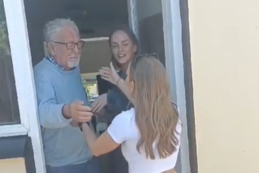 DOŠLE SU DA VIDE SVOG DEKU NAKON 2 GODINE, ON SE SLOMIO: Njegova reakcija će vas rasplakati, niko se ne voli kao unuci!