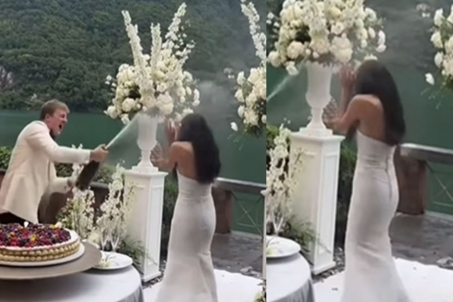 KADA JE STIGLA TORTA, MLADOŽENJA NAPRAVIO KARAMBOL: Poniženje kakvo se ne pamti, mlada uništena (VIDEO)