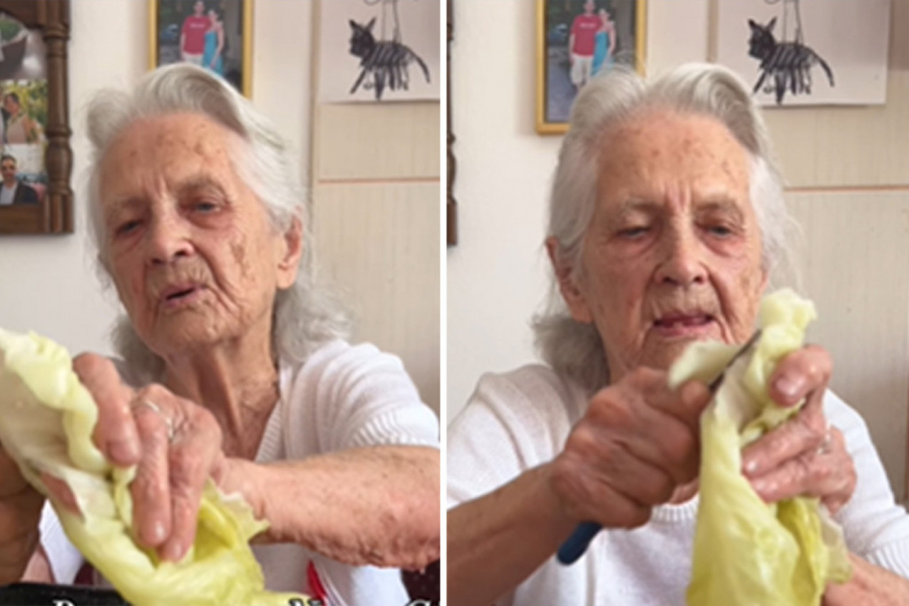 BAKA GINA PUNI 99 GODINA I NAJSTARIJA JE STANOVNICA SOKOBANJE: Dok se drugi žale na sve - ona je vesela i zavija sarme!