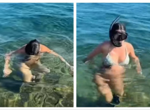 TRUDNICA JE RONILA, A KAD JE ISPLOVILA OSEĆALA JE DA JE NEŠTO NA NJENOM STOMAKU: Biće vas strah da uđete u vodu! (VIDEO)