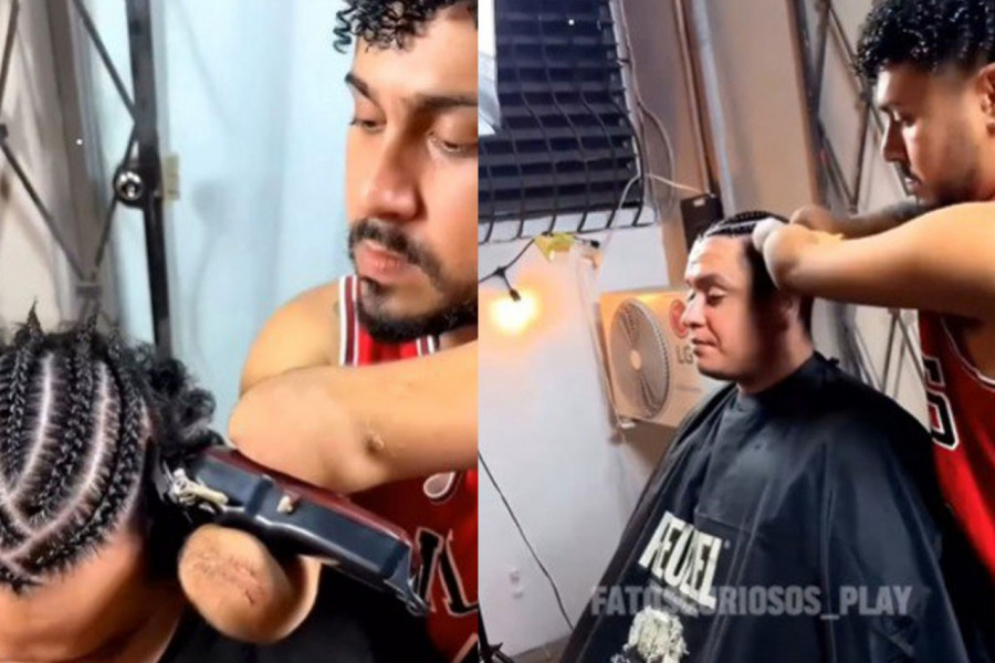 FRIZER BEZ ŠAKA UHVATIO MAŠINICU I OD KLIJENTA NAPRAVIO ČUDO: Video koji je obišao svet, ovo nije realno