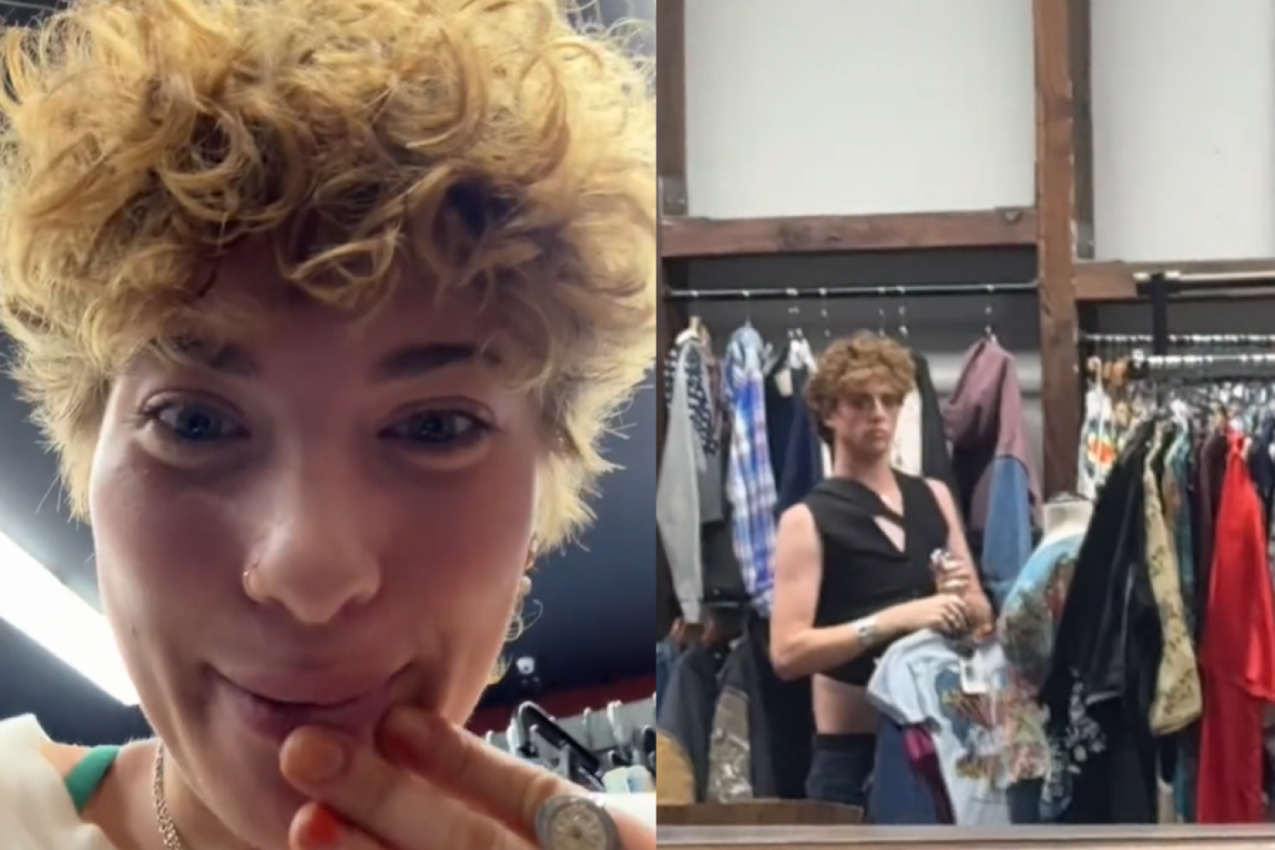 UGLEDALA JE SVOG DVOJNIKA NA DRUGOM KRAJU PRODAVNICE: Odlučila je da mu priđe, a njegova reakcija je neverovatna!