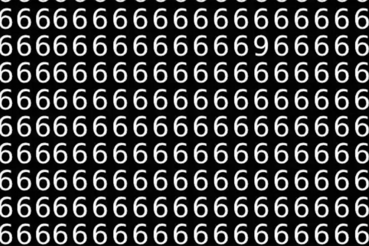 VI STE SUVI GENIJE AKO ZA 7 SEKUNDI MOŽETE DA NAĐETE BROJ 9: Od ove mozgalice će vam se zavrteti u glavi! (FOTO)