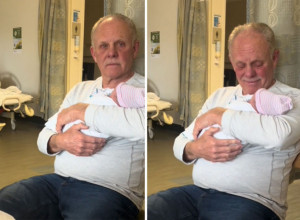 DALI SU DEKI DA PRIDRŽI NOVOROĐENOG UNUKA, a onda mu rekli kako se beba zove! Ovakvu reakciju niko nije očekivao! (VIDEO)