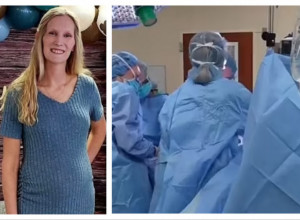 BILA JE PRED POROĐAJ I ODJEDNOM JE POČELA DA KAŠLJE I OTEŽANO DIŠE: Kada su je lekari snimili zanemeli su od šoka šta vide pored bebe! (VIDEO)