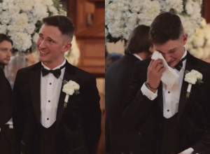 ČEKAO JE MLADU U CRKVI KADA JE NA RAZGLASU ČUO ŽENSKI GLAS: Zapanjio se, a zatim počeo da roni suze - ove reči su ga slomile na komade!