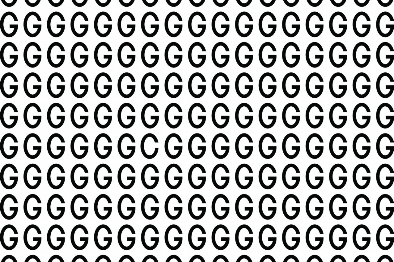 OVO NE MOŽE DA URADI 99 ODSTO LJUDI, NAĐITE JEDINO SLOVO C ZA 6 SEKUNDI: Samo ljudi sa "skenerom" u očima ovo mogu (FOTO)