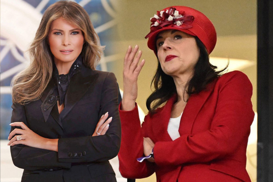HRVATI ODUŠEVLJENI - TVRDE DA JE NJIHOVA PRVA DAMA ISTA MELANIJA: Bruje o ovoj kombinaciji - šta vi kažete, da li im isto stoji? (FOTO)