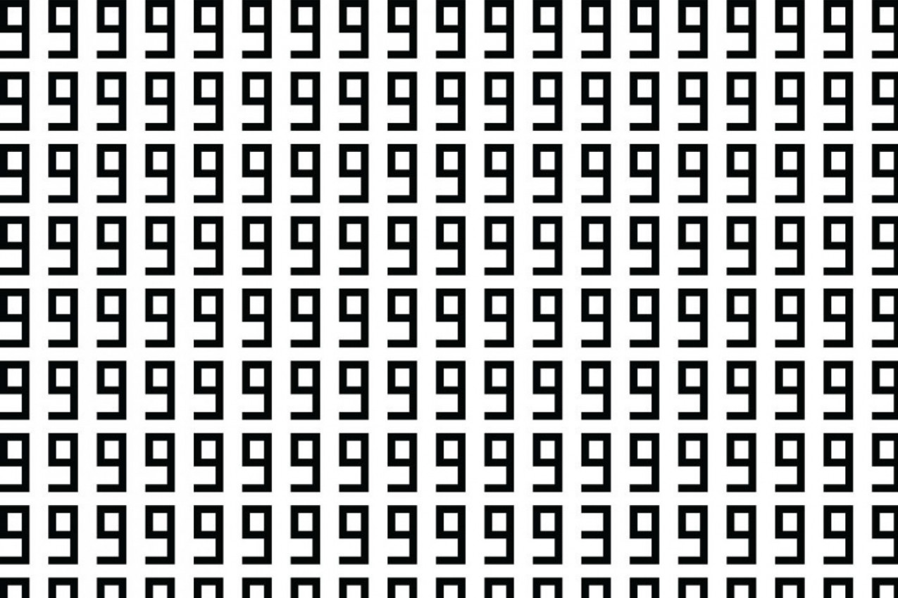 ISPRED NOSA VAM JE, A VI GA NE VIDITE, SAMO 2 ODSTO LJUDI MOŽE DA PRONAĐE BROJ 3 ZA 7 SEKUNDI: Super mozgalica za najpametnije (FOTO)