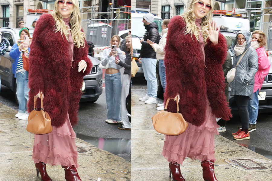 Stajling za desetku, čak i po kišnom danu - Manekenka Hajdi Klum je prošetala u ovoj kombinaciji u Njujorku i zadivila sve - kako se vama dopada?