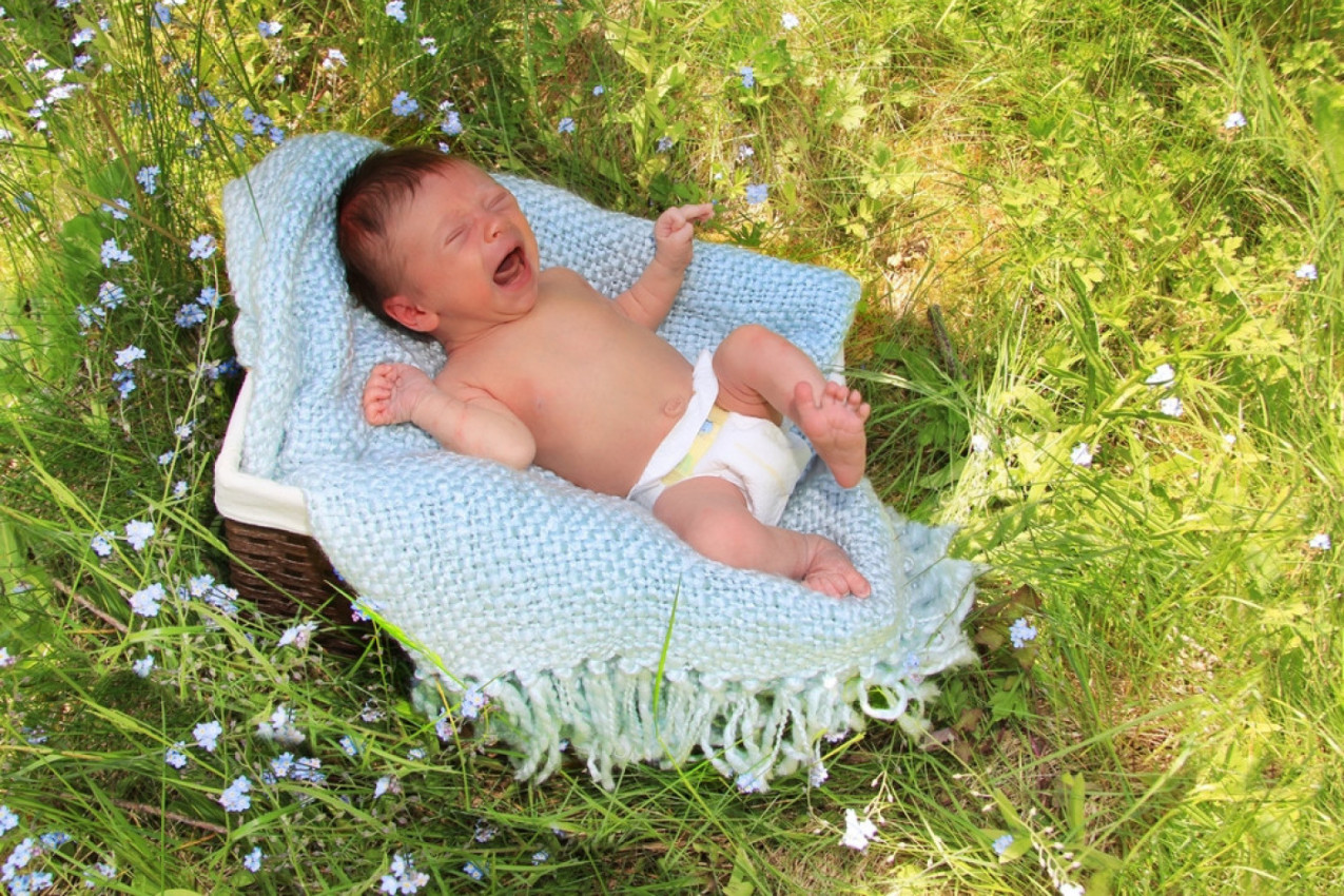 ČEKALA JE DOSTAVU HRANE, OTVORILA JE VRATA I USLEDIO JE ŠOK: Tek rođena beba je jecala, a kad ju je podigla nešto je ispalo iz korpe - vrisnula je! (FOTO)