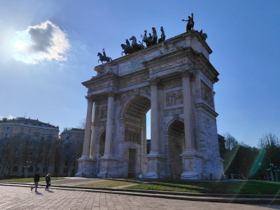 Trijumfalna kapija je simbol nezavisnosti Italije