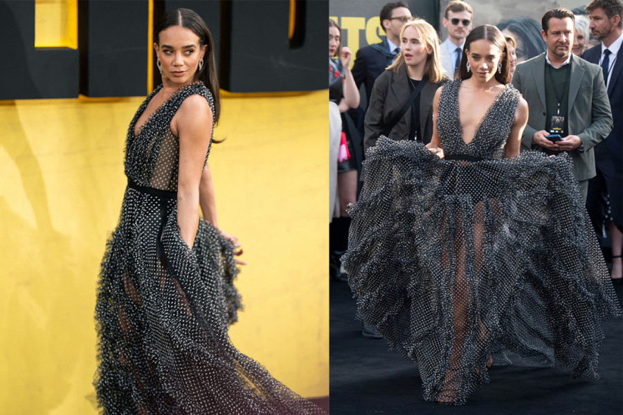 Haljina kao mreža za pecanje - Glumica Hana Džon-Kamen naišla je na žestoke kritike zbog stajlinga u kom se pojavila na premijeri filma "Thunderbolts" (Munje) u Londonu.