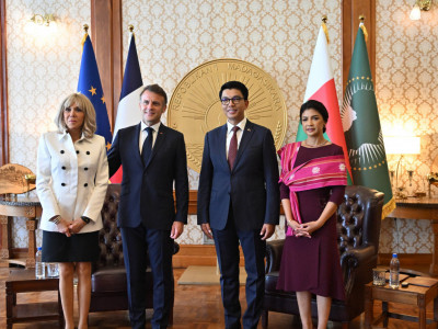 Prvi par Francuske primili su predsednik Madagaskara i njegova supruga 